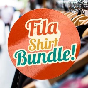 Fila Shirt Bundle (3)🩵🖤